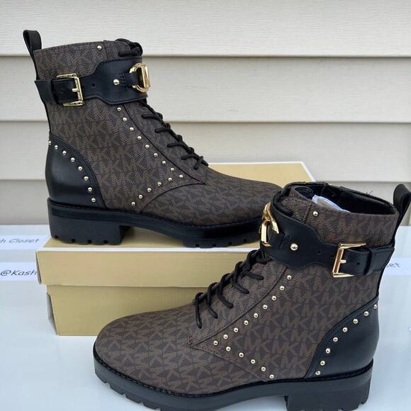 Michael kors boot Kincaid Lace up boots -Brown - Picture 4 of 12